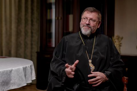In the international arena, the UGCC speaks to world leaders advocating for the Ukrainian people: His Beatitude Sviatoslav
