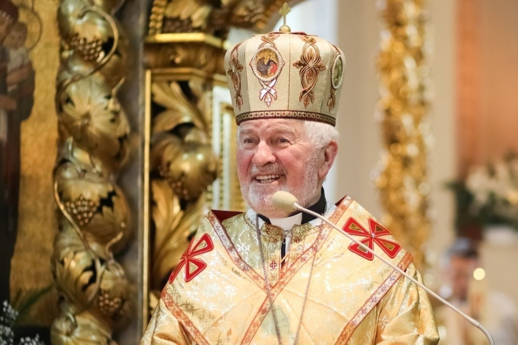 Блаженніший Святослав привітав єпископа-емерита Петра Крика із 55-річчям священства
