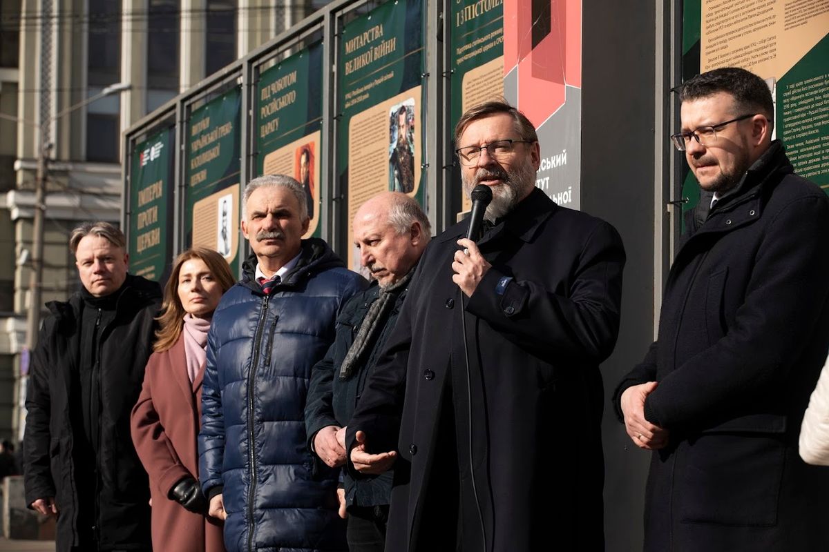 «Нас знищити неможливо, бо ми — народ, який вірить у Воскресіння», — Глава УГКЦ на відкритті виставки до 80-річчя Львівського псевдособору