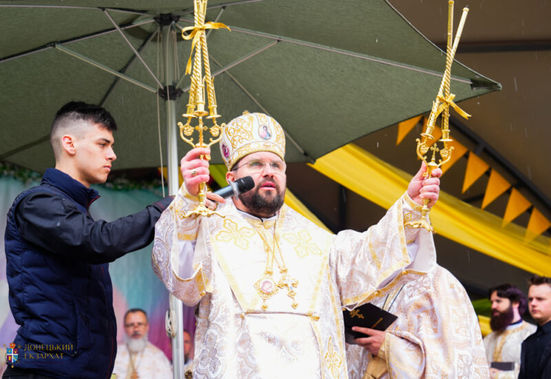 &laquo;Бути разом&nbsp;&mdash; це&nbsp;наш духовний ресурс&raquo;&nbsp;&mdash; владика Максим Рябуха про спільне святкування Великодня в&nbsp;Донецькому екзархаті