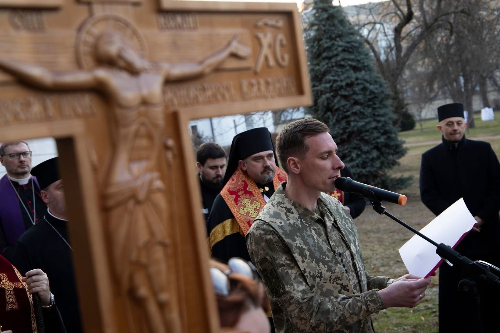 &laquo;У&nbsp;безсиллі беззахисного ми&nbsp;бачимо надію на&nbsp;Воскресіння і&nbsp;силу України&raquo;&nbsp;&mdash; Глава УГКЦ на&nbsp;Хресній дорозі у&nbsp;Софії Київській