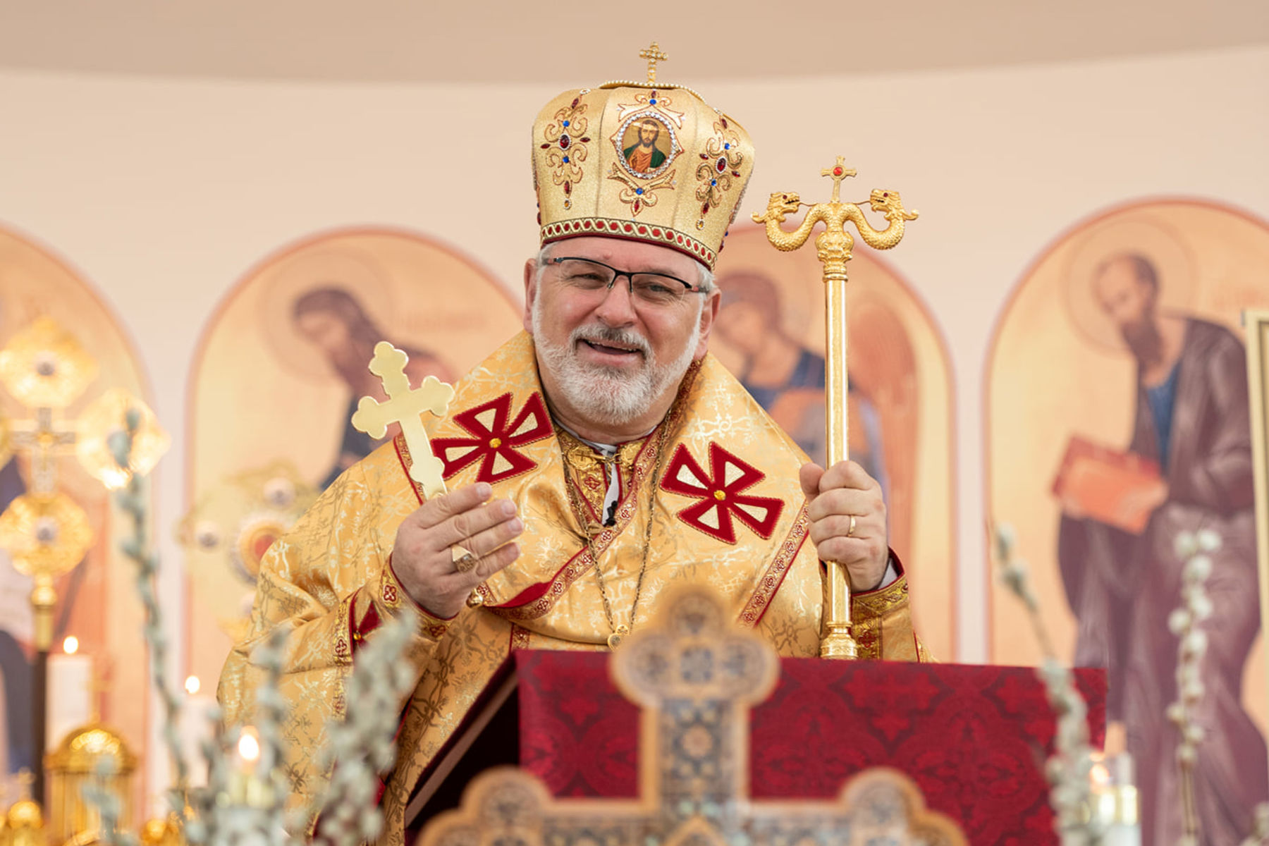 UGCC Head congratulates Bishop Brian Baida on the 15th anniversary of his episcopal ordination