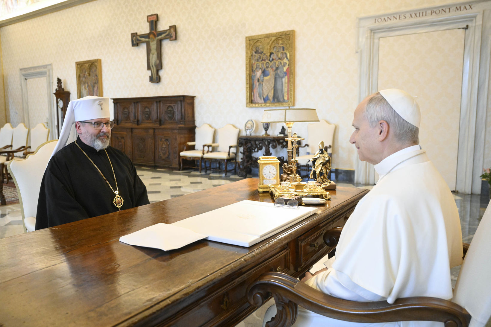 У Ватикані відбулася зустріч Блаженнішого Святослава з&nbsp;Папою Левом XIV 