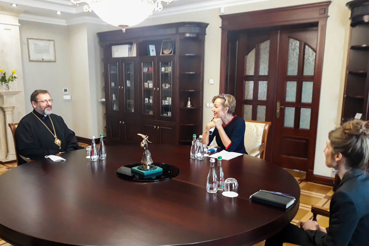 Глава УГКЦ зустрівся з послом Німеччини в Україні
