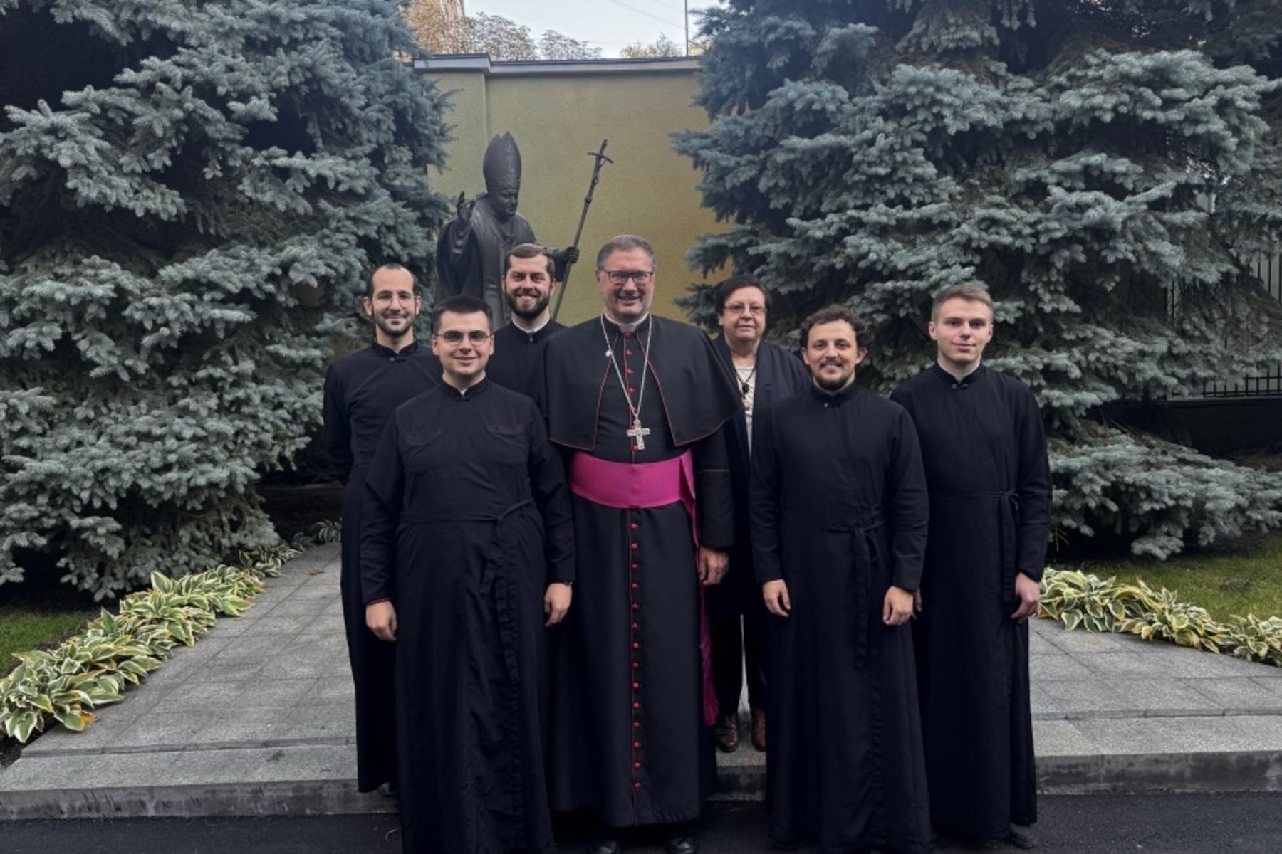 Семінаристи Київської духовної семінарії відвідали Апостольську Нунціатуру в Україні
