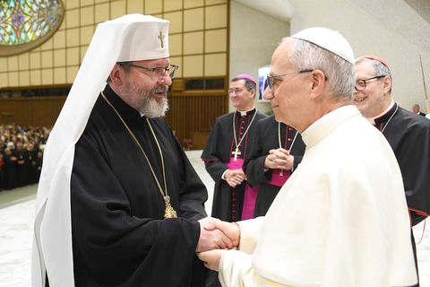 Глава УГКЦ у 226-й тиждень війни: Дякуємо Папі Леву XIV, який закликає до припинення святотатської війни 