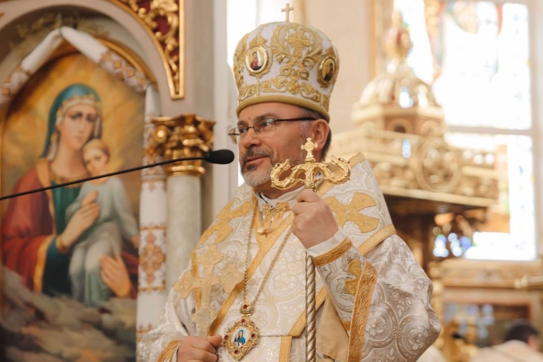 Глава УГКЦ привітав владику Ярослава Приріза із 20-річчям єпископського служіння