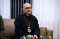 Глава УГКЦ освятив ікону Покрова Богородиці для українських захисників неба Глава УГКЦ освятив ікону Покрова Богородиці для українських захисників неба