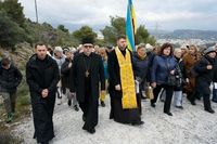 Українці з&nbsp;Афін втретє провели Хресну дорогу на&nbsp;горі Піанія