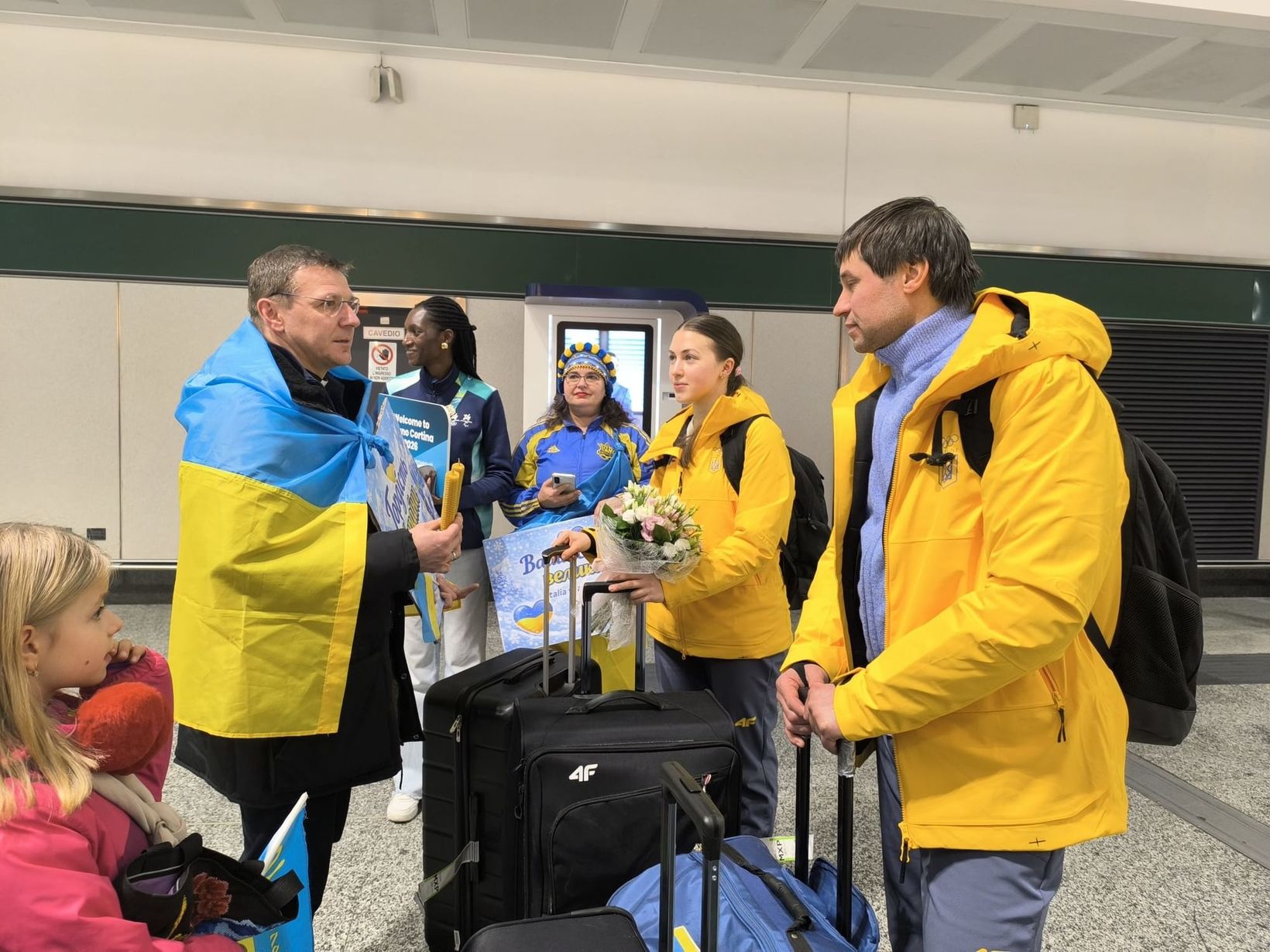 Священник УГКЦ в&nbsp;Італії благословив українських олімпійців перед Зимовими Олімпійськими іграми