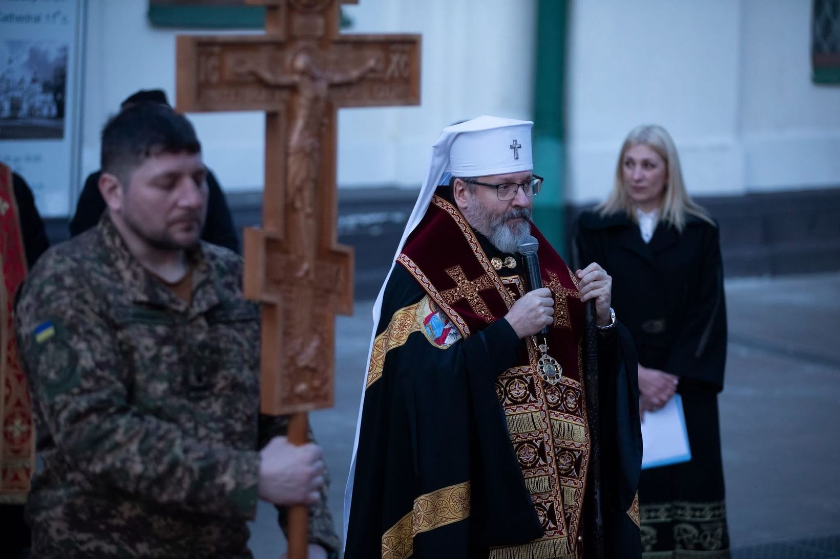 &laquo;У&nbsp;безсиллі беззахисного ми&nbsp;бачимо надію на&nbsp;Воскресіння і&nbsp;силу України&raquo;&nbsp;&mdash; Глава УГКЦ на&nbsp;Хресній дорозі у&nbsp;Софії Київській