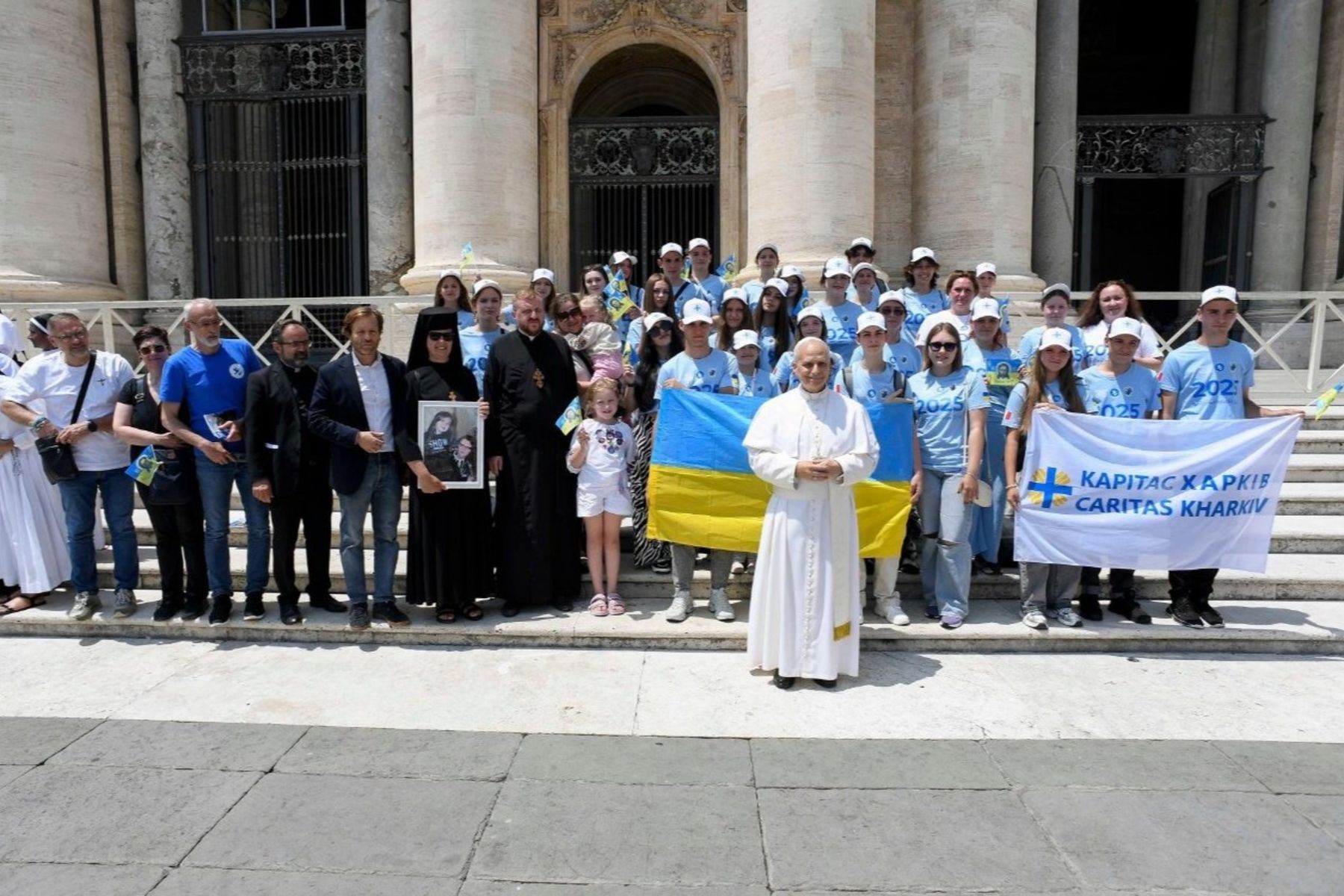 Діти з Харкова зустрілися з Папою Левом XIV