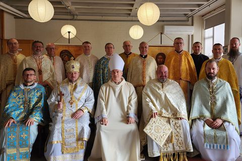 A retreat for the clergy of the Eparchy of Melbourne was held at Pallotti College, Millgrove
