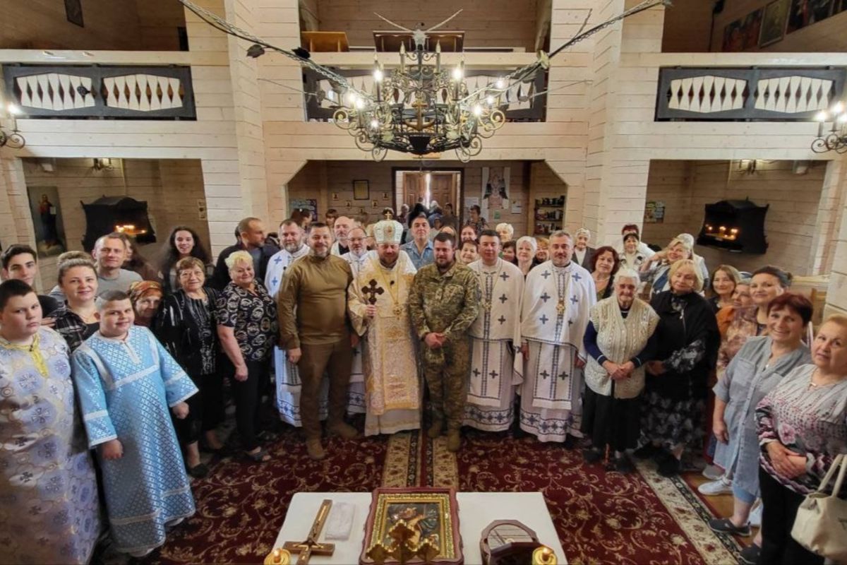 Bishop Mykola Bychok in Zaporizhzhia: “You are not alone; the whole world is with you”