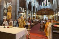 Liturgy in the monastery of the Redemptorist Fathers in Limerick