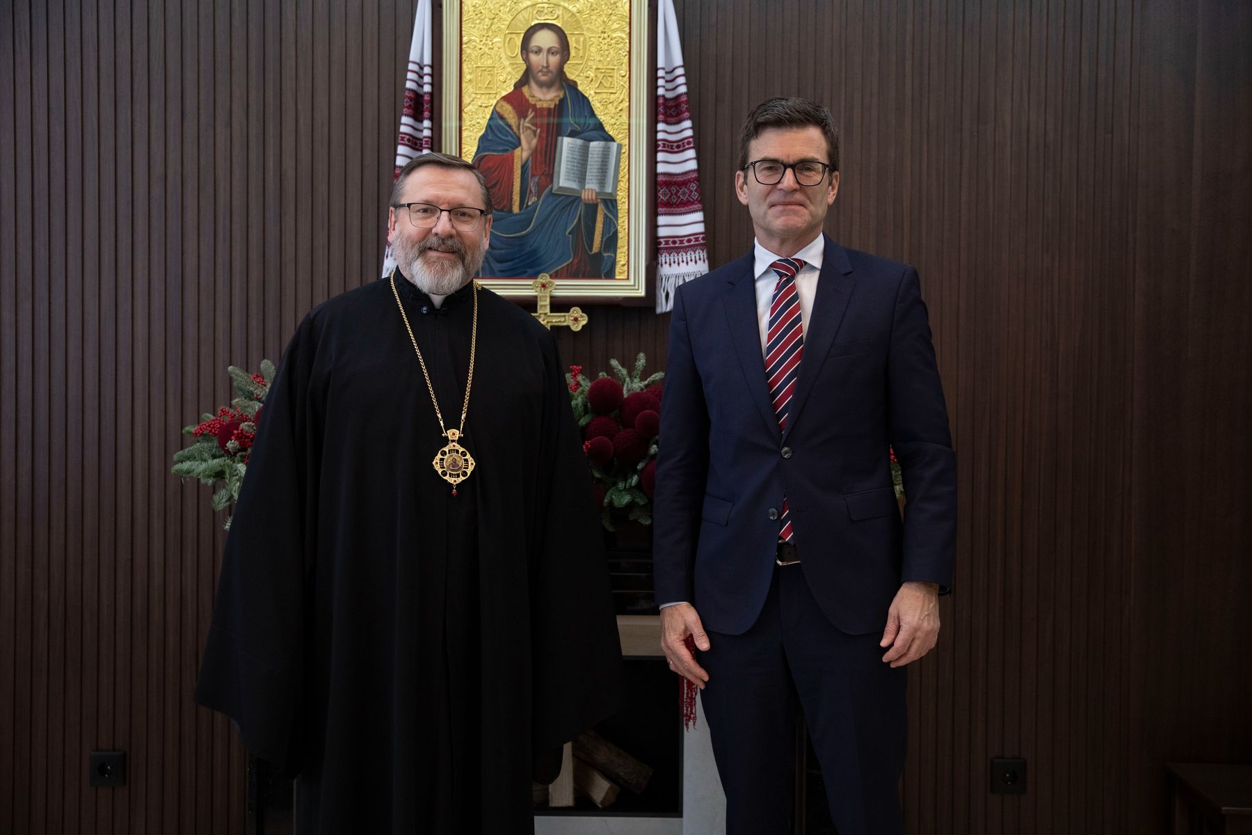 Блаженніший Святослав зустрівся з Послом Німеччини в Україні Гайко Томсом