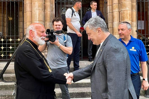 Катедру і Центр підтримки українців у Лондоні відвідав п’ятий Президент України