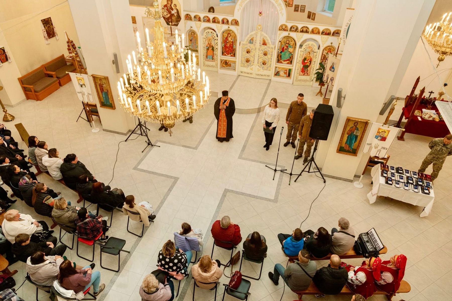 У соборі Вишгородської Богородиці відбулися урочистості до Дня захисників України