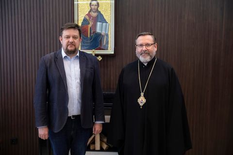 «Донорство крові — акт любові до ближнього», — Глава УГКЦ під час зустрічі з генеральним директором Українського центру трансплант-координації
