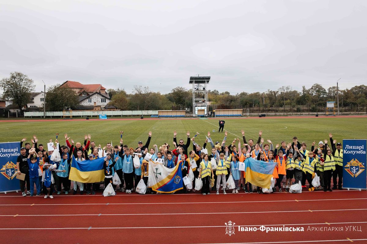 Лицарі Колумба четвертий рік поспіль провели спортивні змагання для дітей-сиріт і дітей-переселенців