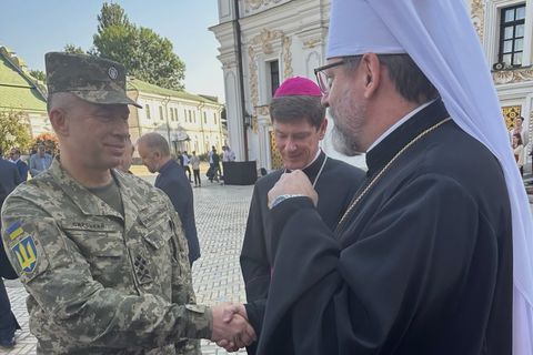 Головнокомандувач Збройних сил України привітав Главу УГКЦ із Днем Незалежності