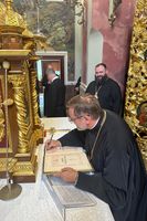 Глава УГКЦ відвідав монастир, де митрополит Андрей Шептицький склав вічні обіти