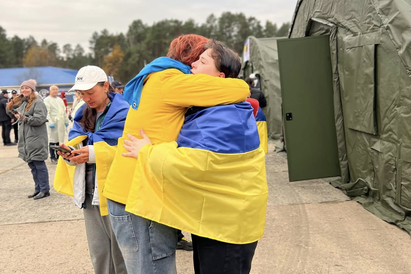 Карітас України та&nbsp;Карітас Чернігів зустріли евакуйованих жителів Олешок на&nbsp;кордоні з&nbsp;Білоруссю