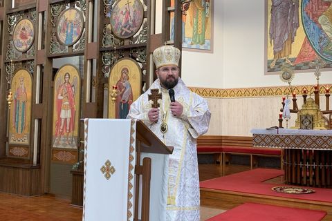 Владика Максим Рябуха в Мельбурні: Бути свідками віри і знаками надії — те, що Христос чекає від кожного із нас