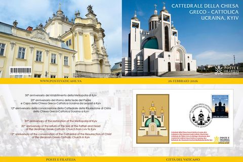 Presentazione della nuova emissione filatelica delle Poste Vaticane dedicata alla Chiesa greco-cattolica ucraina