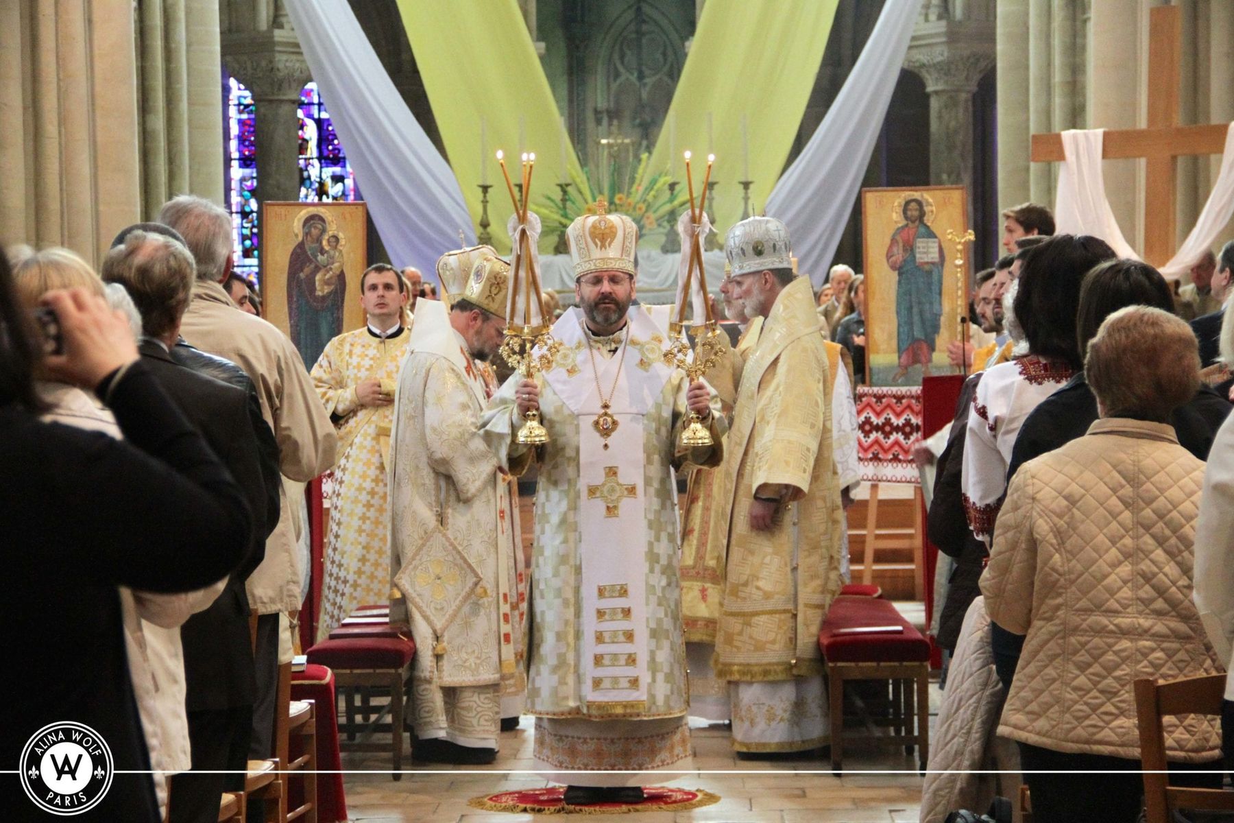 Глава УГКЦ привітав єпархію Святого Володимира Великого в Парижі з 10-річчям