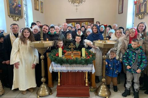 Владика Максим Рябуха під час Різдвяних свят відвідав парафії Донецької та Запорізької областей