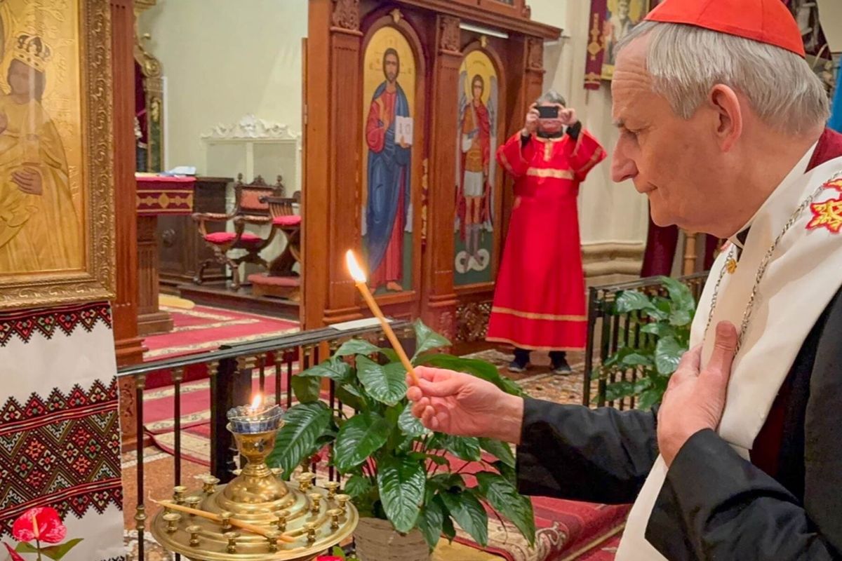 «Ваш біль є нашим болем! Ваші сльози є нашими сльозами!» — кардинал Маттео Дзуппі помолився за мир в Україні
