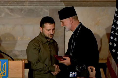 President Zelenskyy awarded Metropolitan Borys Gudziak the Cross of Ivan Mazepa