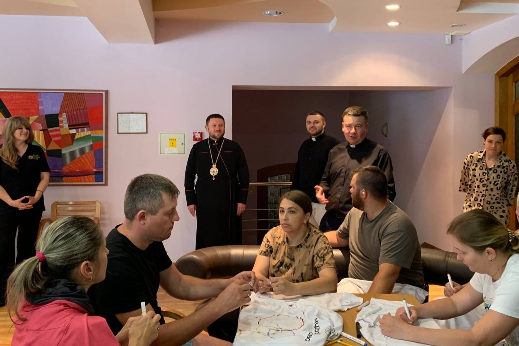 Владика Микола Бичок відвідав реабілітаційний заїзд для ветеранів і їхніх родин