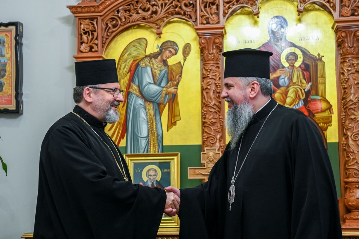 Відбулася зустріч Блаженнішого Святослава та Блаженнішого Епіфанія