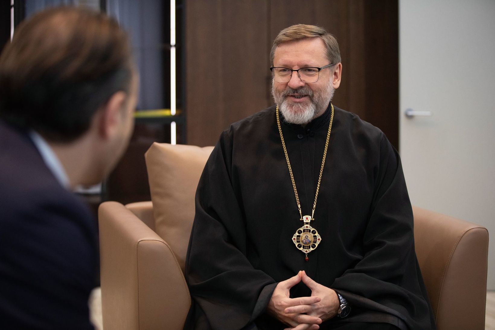 Глава УГКЦ та Посол Чехії обговорили підтримку українських біженців і роль Церкви під час війни Глава УГКЦ та Посол Чехії обговорили підтримку українських біженців і роль Церкви під час війни