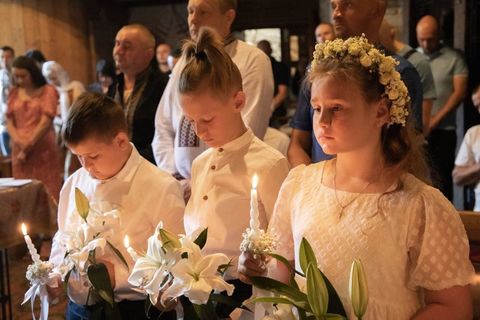 В українській громаді в Естонії відбулося свято Першої Сповіді та Святого Причастя