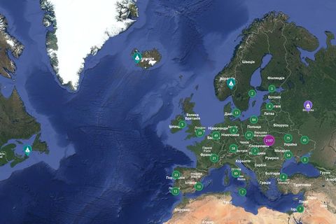 На Інтерактивній карті УГКЦ з’явилися душпастирства в Ісландії та на Кіпрі