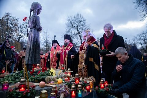 Head of the UGCC Presides over the Memorial Service for the Victims of the Holodomor-Genocide in Kyiv