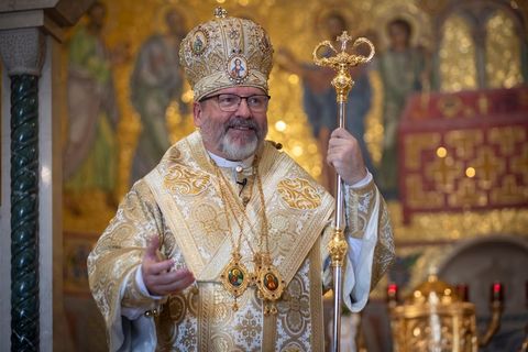 Проповідь Блаженнішого Святослава у соборі Святої Софії в Римі