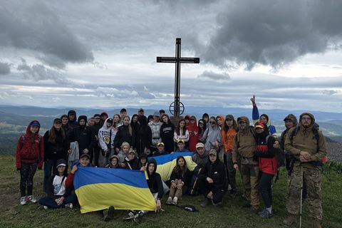 ArtArea-2023 creative Christian camp for children of military officers held in the Carpathians