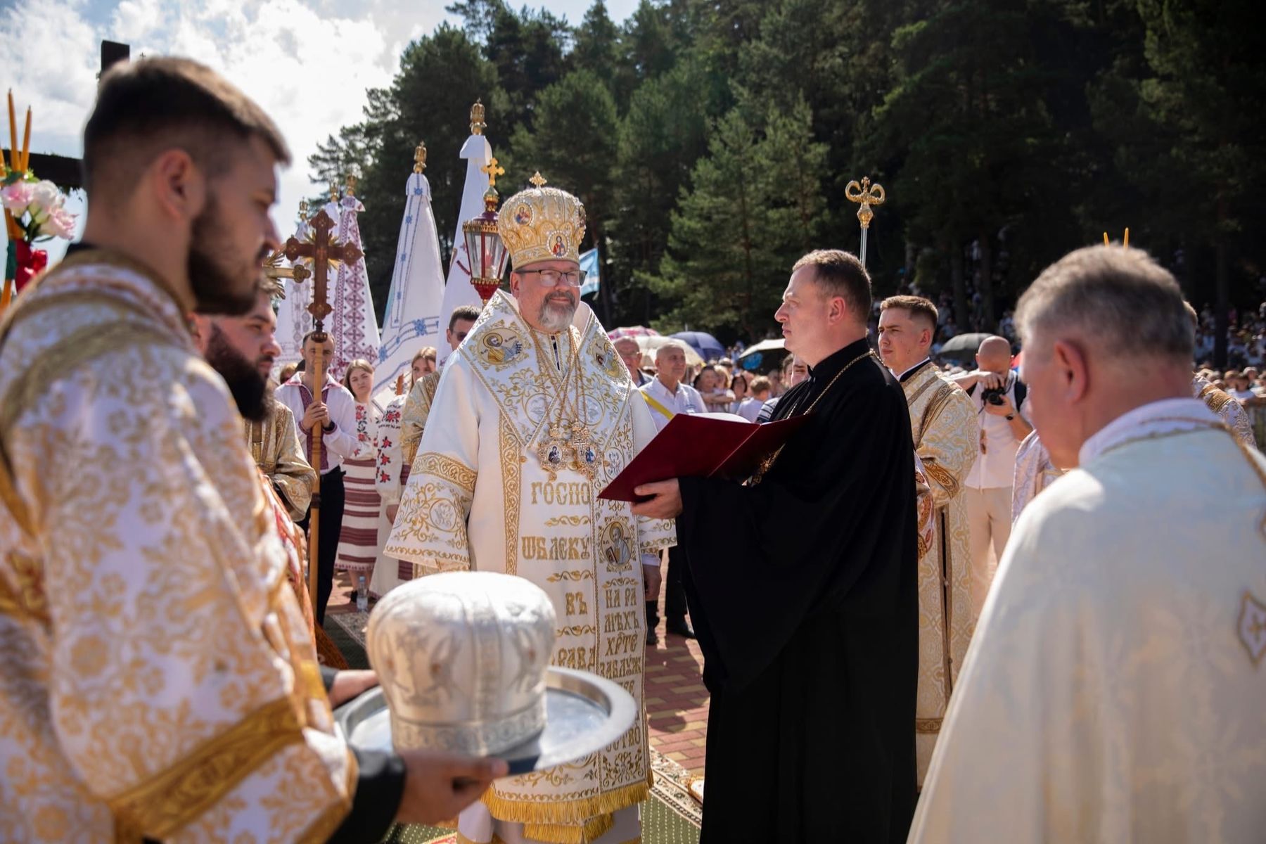 Глава УГКЦ іменував трьох священників митрофорними протоієреями під час прощі у&nbsp;Страдчі
