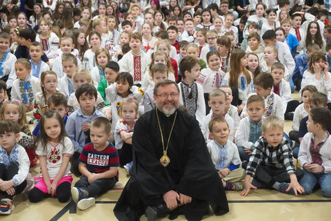 Блаженніший Святослав зустрівся з українськими школярами в Канаді