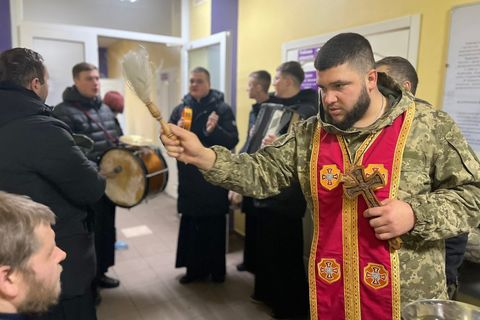 Семінаристи з Івано-Франківська відвідали військових і мешканців Запорізької області