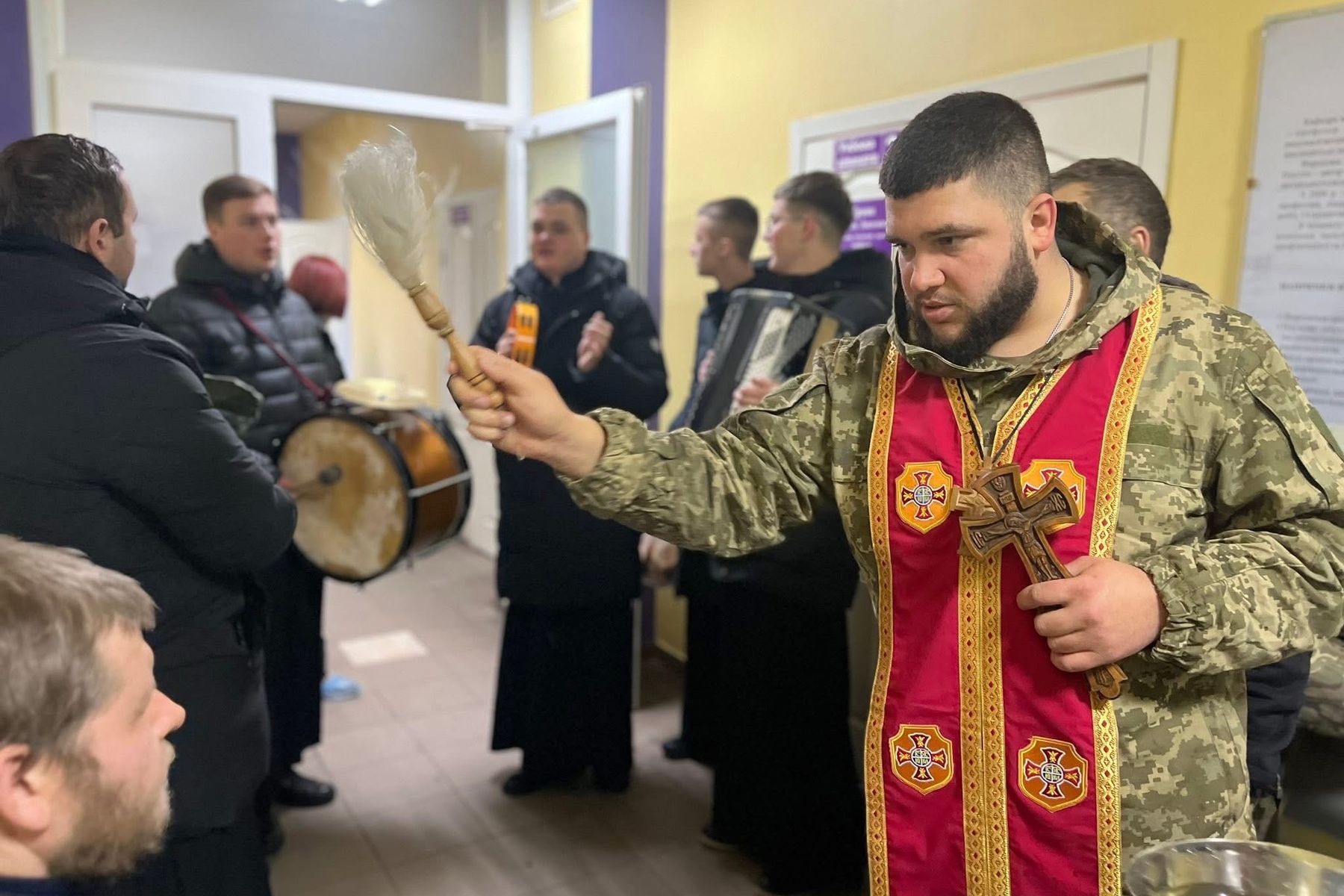 Семінаристи з&nbsp;Івано-Франківська відвідали військових і&nbsp;мешканців Запорізької області