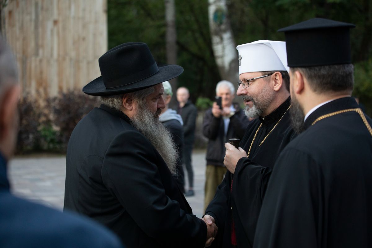 His Beatitude Sviatoslav Thanks the Chief Rabbi of Ukraine for Honoring the Memory of Metropolitan Andrey Sheptytsky