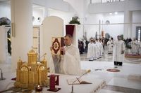 &laquo;Сьогодні Господь упокорюється перед своїм сотворінням, щоб усіх нас із&nbsp;собою примирити&raquo;,&nbsp;&mdash; Глава УГКЦ у&nbsp;свято Богоявлення