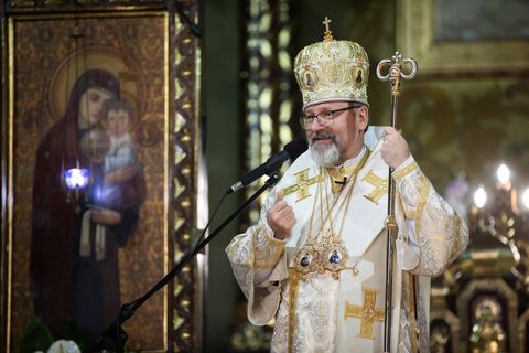 Проповідь Блаженнішого Святослава під час поминальної Божественної Літургії за владику Юліана Вороновського в катедральному соборі Пресвятої Тройці в Дрогобичі