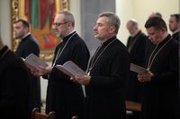 На початок Синоду владики помолилися до&nbsp;Святого Духа та&nbsp;склали синодальну присягу