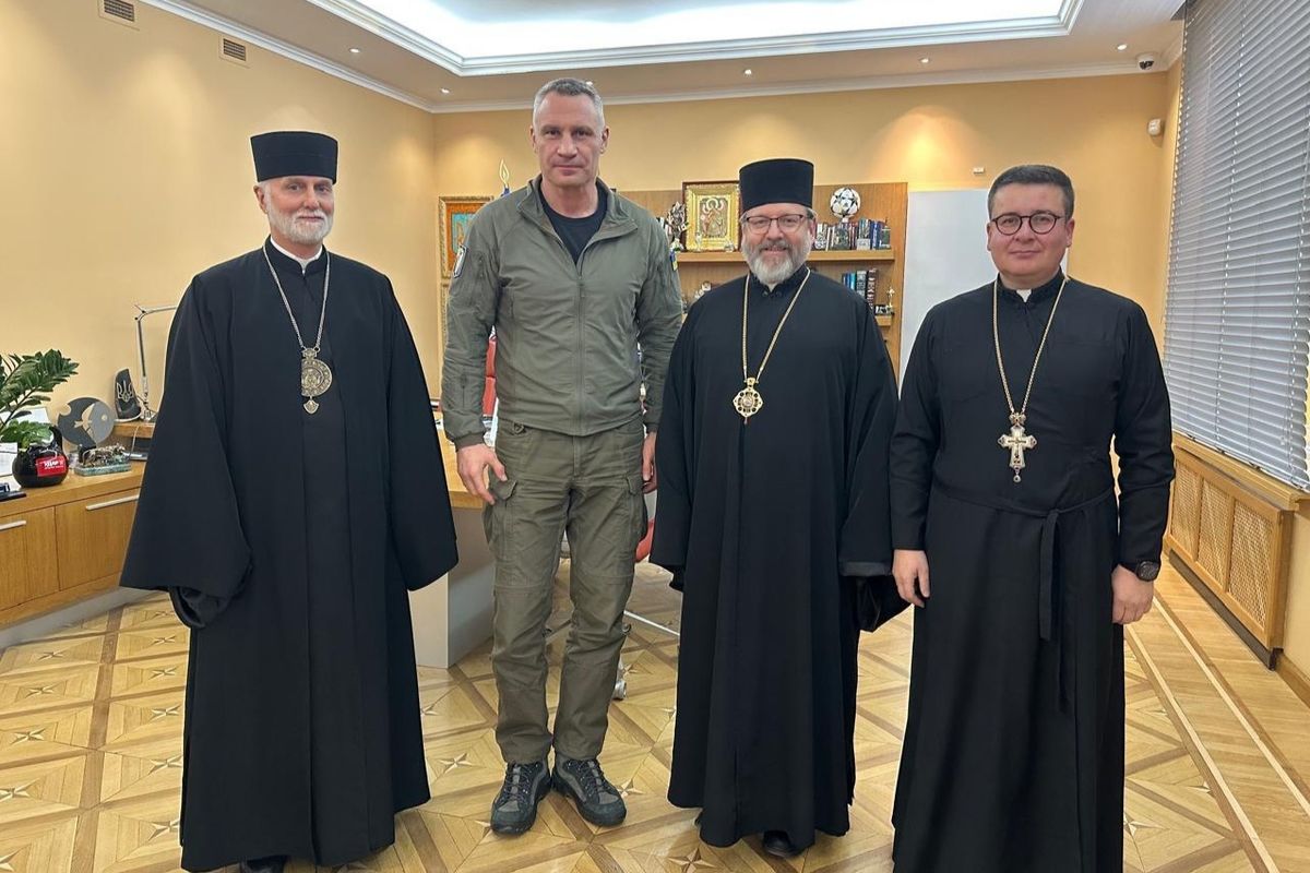 Warmth, Light, and Hope: His Beatitude Sviatoslav Meets with Vitali Klitschko